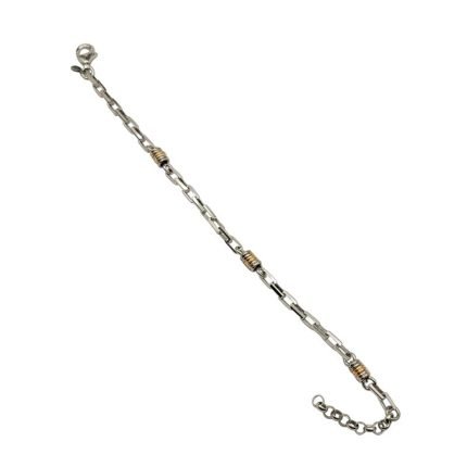 bratara unisex din argint rodiat