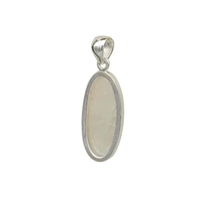 Pandantiv din Argint cu Piatra Lunii Cabochon