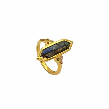 inel-argint-925-aurit-cu-labradorit-hexagon-si-turmaline
