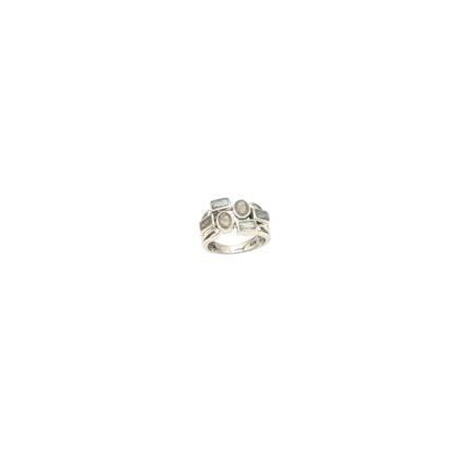 Inel Multi-Stone din Argint 925 cu Labradorite Naturale Geometrice