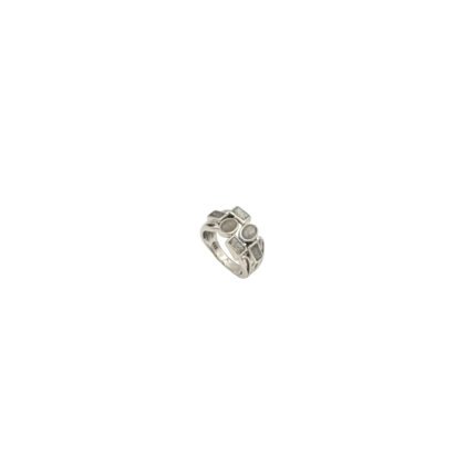 Inel Multi-Stone din Argint 925 cu Labradorite Naturale Geometrice