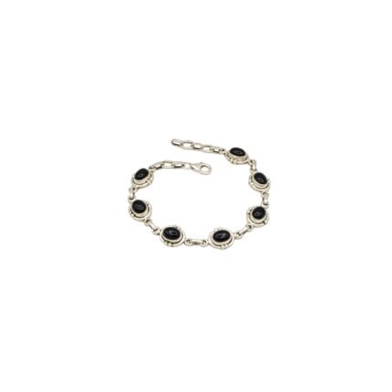 bratara-din-argint-cu-pietre-de-onix-negru-cabochon